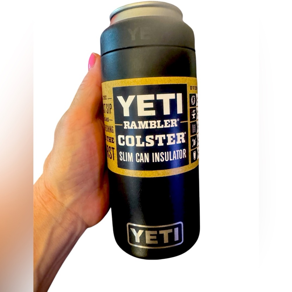Yeti Rambler Colster Slim Can Insulator 12oz New